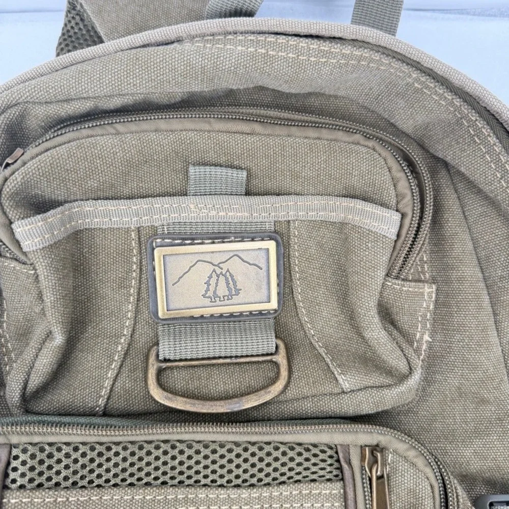 Source Unknown canvas backpack